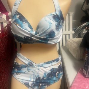 Beautiful Blue 2 Piece swimsuit